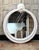 Regency Style White-Lacquered Lion & Serpent Circular Mirror, Style Thomas Hope For Sale - Image 6 of 11