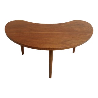 Mid-Century Moon-Shaped Coffee Table, 1950s For Sale