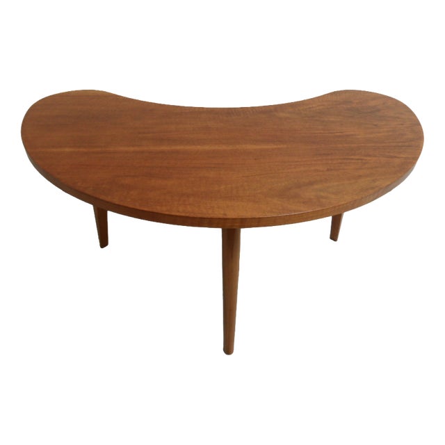 Mid-Century Moon-Shaped Coffee Table, 1950s For Sale
