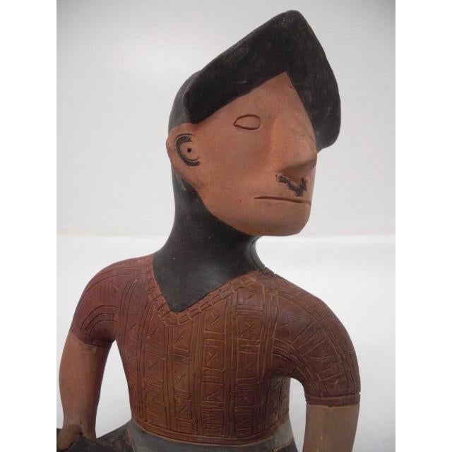 Vintage Terra Cotta Conquistador Sculpture For Sale - Image 10 of 10