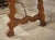 A 1900s Spanish Library Table Desk With Iron Stretchers, Shallow Frieze Drawers For Sale - Image 14 of 18