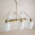 White Italian Reticello Murano Glass Chandelier Attributed to Ercole Barovier, 1940s For Sale - Image 8 of 13