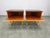 1960s Mid-Century Modern Czech Nightstands with Glass Tops, 1960s, Set of 2 For Sale - Image 5 of 18