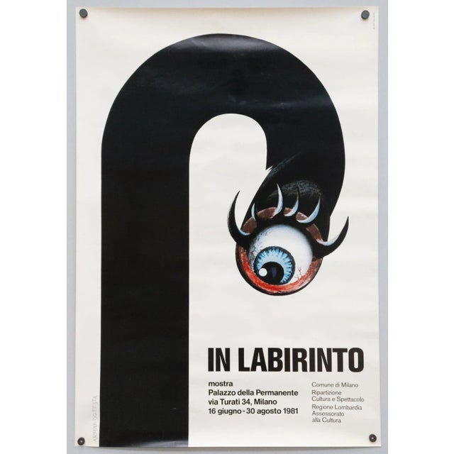 In Labirinto Poster by Armando Testa, 1981 For Sale - Image 4 of 4