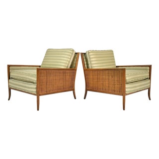 Pair of Lounge Chairs in the Manner of T.H. Robsjohn-Gibbings For Sale
