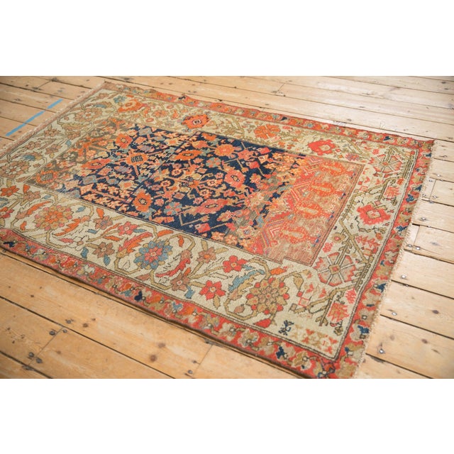 Old New House Antique Sampler Malayer Rug - 4' x 5'8" For Sale - Image 4 of 9