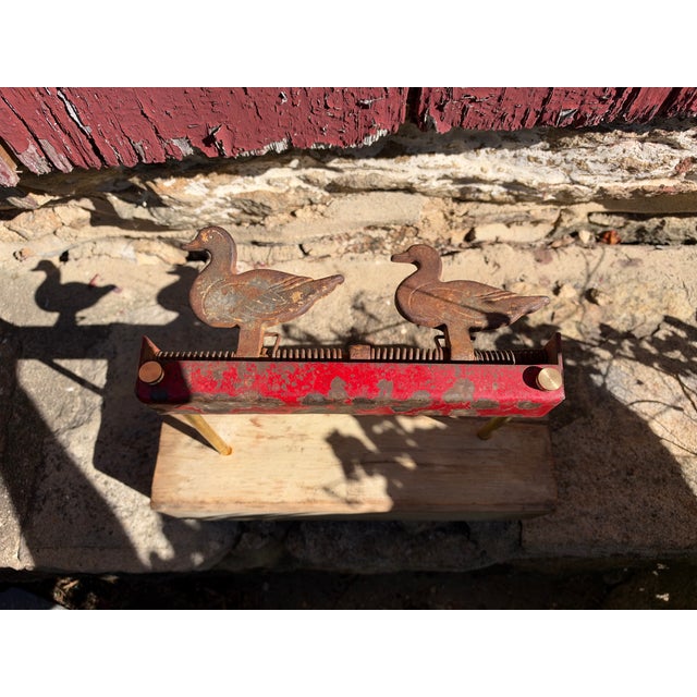 Early 20th Century Cast Iron Carnival Shooting Gallery Duck Targets For Sale - Image 4 of 9
