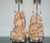 This beautiful pair of PEACH PINK cluster lamps is made of tumbled recycled glass. ROCK CANDY - eco-friendly art pieces...
