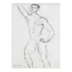 1930s Edgar Yaeger Male Nude
