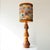 Orange Orange Ceramic Floor or Table Lamp with Lampshade attributed to R. Houben, 1970s For Sale - Image 8 of 15