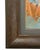 1986 Signed Abstract Painting in Blue and Orange With Solid Wood Frame For Sale - Image 6 of 7