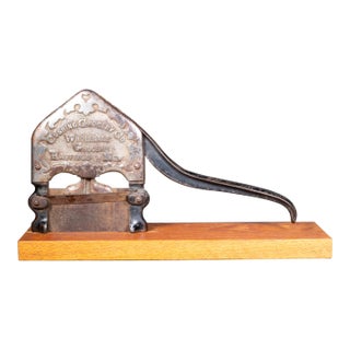 Antique General Store Tobacco Plug Cutter c.1890-1920 For Sale