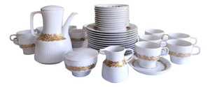 Porcelain Modulation Coffee and Dessert Service by Tapio Wirkkala for Rosenthal Studio-Line, Germany, 1970s, Set of 39