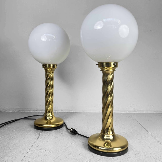 Vintage Table Lamps attributed to Rogo Leuchten, 1970s, Set of 2 For Sale - Image 6 of 17