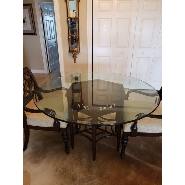 Dining Table, Tommy Bahama (By Lexington), Royal Kahala Sugar and Lace For Sale - Image 13 of 16