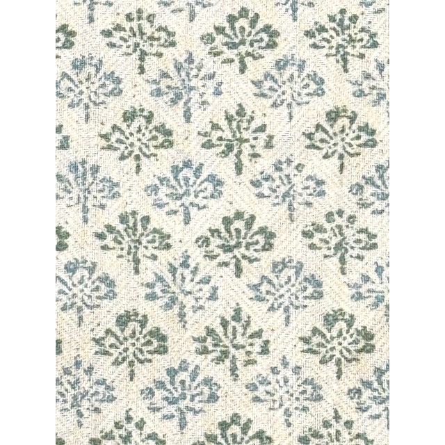 Peter Fasano “Maile” Fabric - Color: Ocean, 2 Yards For Sale - Image 4 of 7