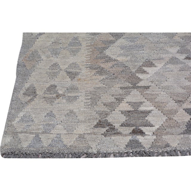 Vintage Turkish Professional Hand Knotted Kilim, 6'8x9'6 For Sale - Image 4 of 6