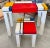 Wood Homage to Mondrian Desk and Stool For Sale - Image 7 of 12