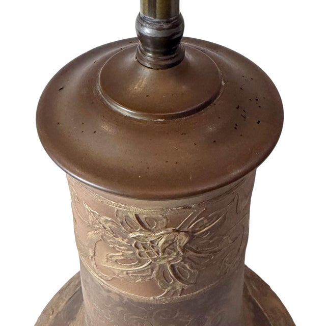 1920s Japanese Nippon Vase as a Lamp For Sale - Image 10 of 18