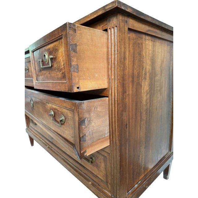 19th Century French Provincial Louis XVI Style Chest of Drawers For Sale In Boston - Image 6 of 6