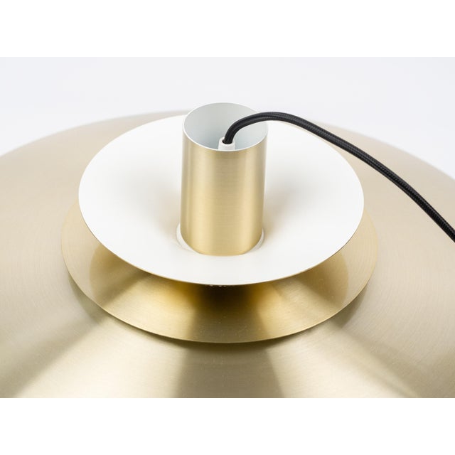 Metal Vintage Danish Verona Hanging Lamp by Kurt Wiborg for Jeka, 1980s For Sale - Image 7 of 12