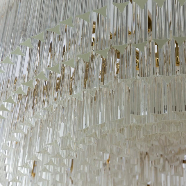 Large Clear Amaro Drum Chandelier from Pure White Lines For Sale - Image 4 of 12