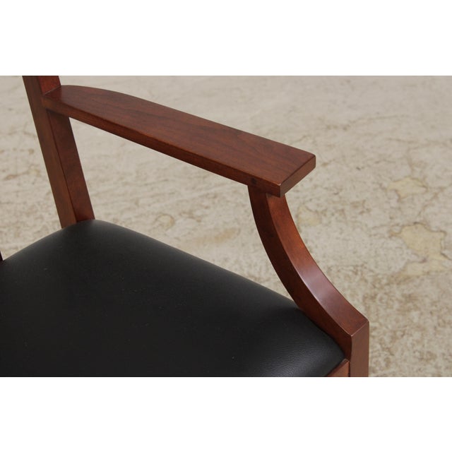 Wood Set of 8 Stickley Cherry 21st Century Dining Chairs For Sale - Image 7 of 18