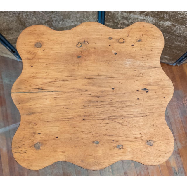 19th Century Unusual American Shaker Style Accent Table or Stand For Sale - Image 10 of 16