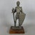 Vintage Medieval Knight Statue in Armor with Sword and Shield on Wooden Base from Artigianale, 1950s For Sale - Image 11 of 11