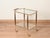Mid-Century Bar Cart in Brass and Wood from Cesare Lacca, Italy, 1950s For Sale - Image 9 of 16
