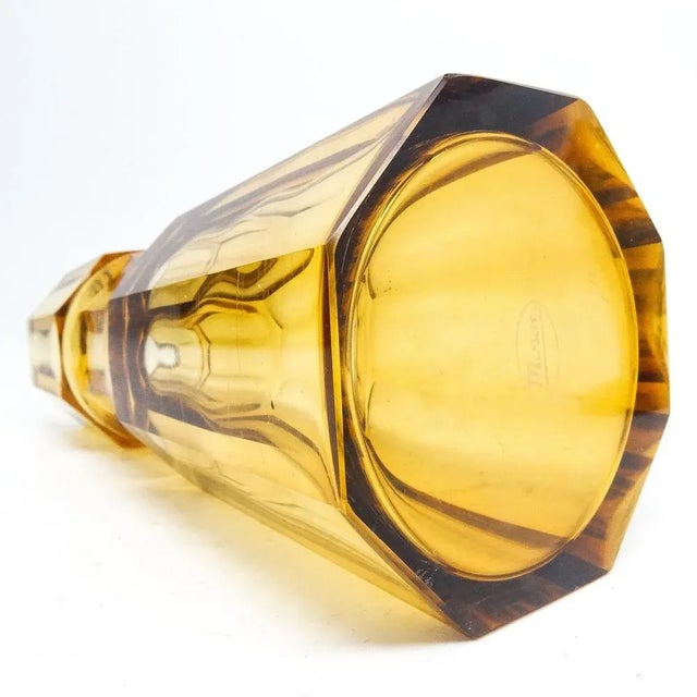 Art Deco Vase from Moser, Former Czechoslovakia, 1930s For Sale - Image 3 of 10