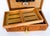 Mid-Century Italian Burr Walnut Humidor from Mastro de Paja, 1970s For Sale - Image 10 of 15