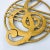 Brass Treble Clef Trivet For Sale - Image 4 of 8