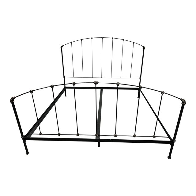 Eastern King Charles P. Rogers Rutherford Iron Bed Frame Chairish