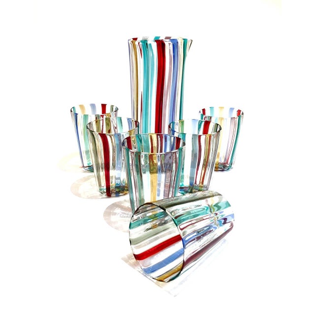 Murano Glasses by Mariana Iskra for Ribes Collectable, 2004, Set of 7 For Sale - Image 17 of 18