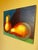 Late 20th Century Expressionism Still Life “Pears” Original Oil Painting on Canvas - Unsigned Unknown Artist For Sale - Image 5 of 10
