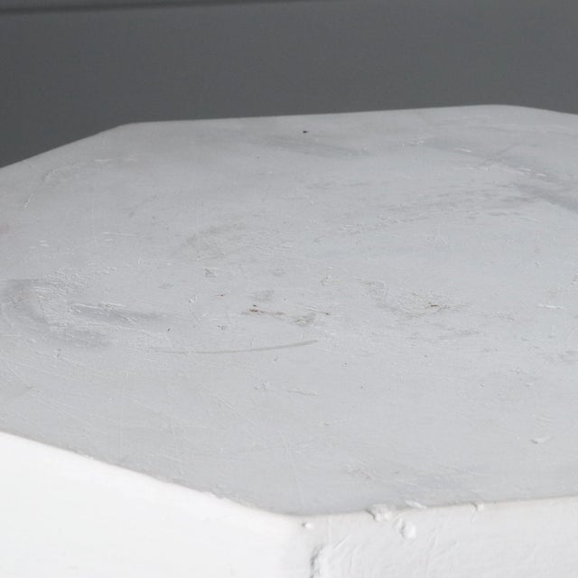 Sculpture Materials Plaster Twist Form Column Pedestal after Dorothy Draper For Sale - Image 7 of 7