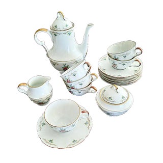 Coffee Set from CH Field Haviland, 1970s, Set of 17 For Sale