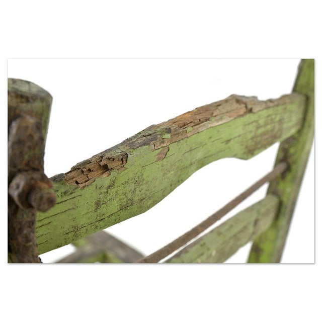 Antique Cart in Weathered Wood For Sale - Image 5 of 7