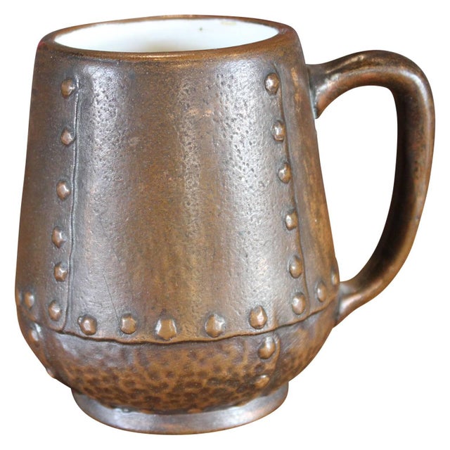 Pitcher and Cup Set by Clewell Pottery 6 Pieces Chairish