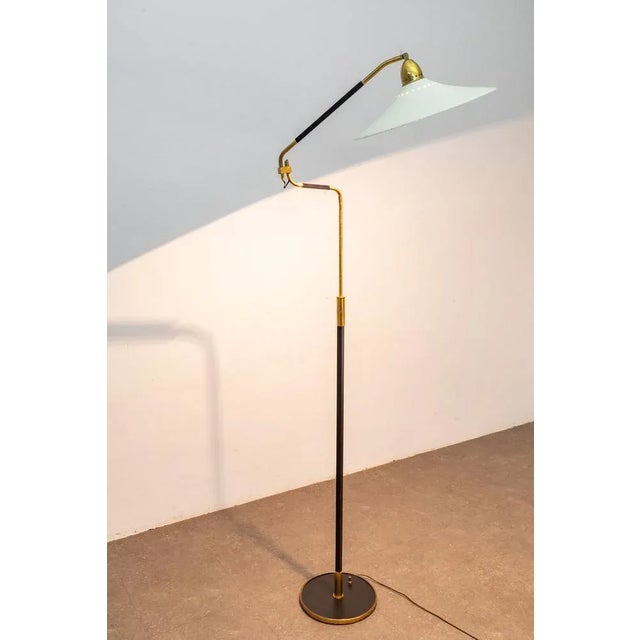 Brass Floor Lamp, Italy, 1950s For Sale - Image 6 of 11