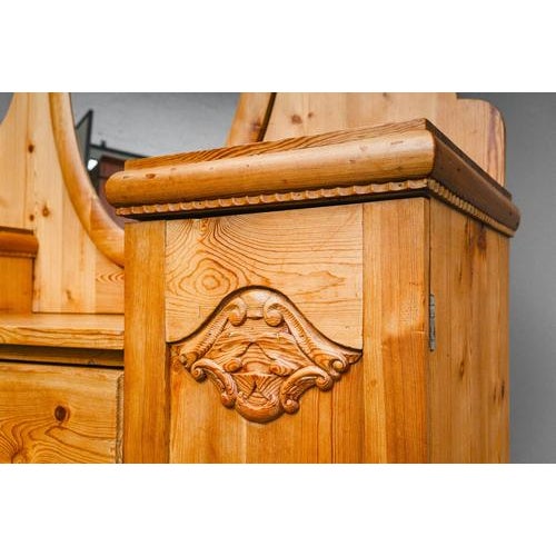 Art Nouveau Dressing Table with Mirror For Sale - Image 15 of 18