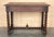 Antique French Walnut Desk with Drawer and Leather Top, 1890 For Sale - Image 9 of 15
