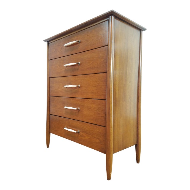 MidCentury Heritage Henredon Tall Boy Commode Dresser Chairish