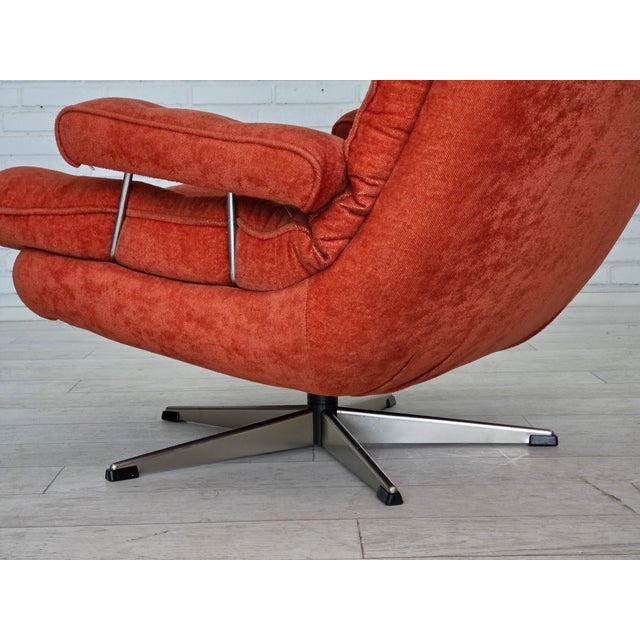 Swedish Swivel Armchair from Ulferts Möbler, 1970s For Sale - Image 18 of 18