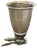 Vintage Gucci figural stirrup cup featuring a beautifully modeled rabbit or hare head with elongated ears, expressive...