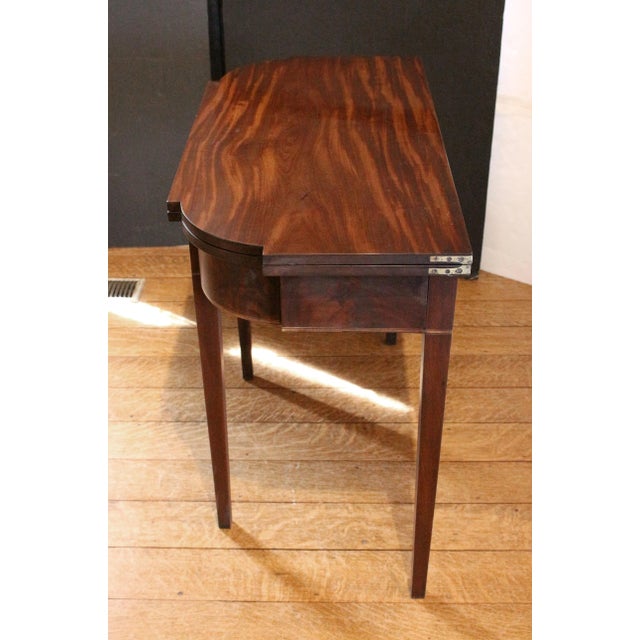 Traditional Circa 1780 George III Period English Tea Table For Sale - Image 3 of 10