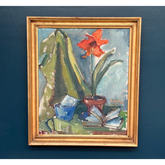 Martin Lindström, Still Life, 1960s, Oil on Canva For Sale - Image 8 of 14