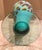 Vintage Murano Lavorazione Blue Green Brown Vase Made in Italy For Sale In Dallas - Image 6 of 6