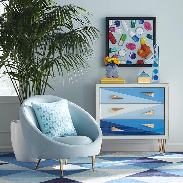 Pop Art Jonathan Adler Happy Pills Beaded Art For Sale - Image 3 of 6
